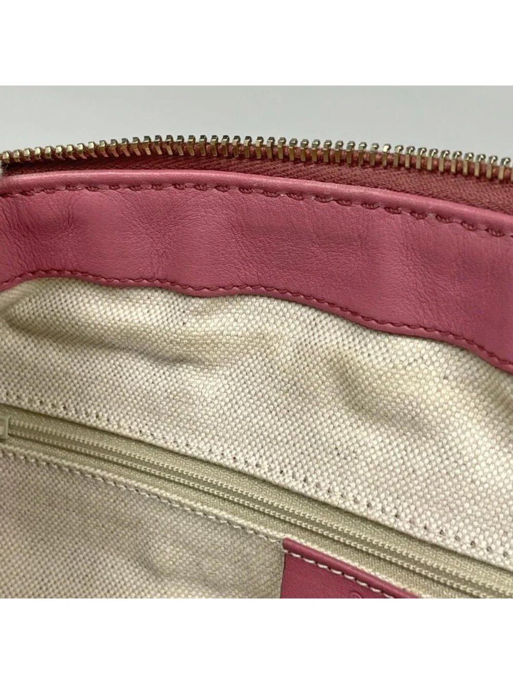 Gucci Handbag Sukey Micro 2-Way Leather Pink